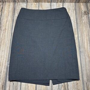 The Limited Collection Women's Charcoal Gray Knee Length Pencil Skirt Size 4